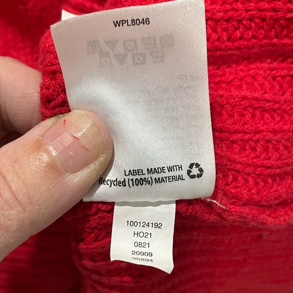 Macy’s Style & Co. Women’s Size Small Red Sweater - Picture 6 of 7